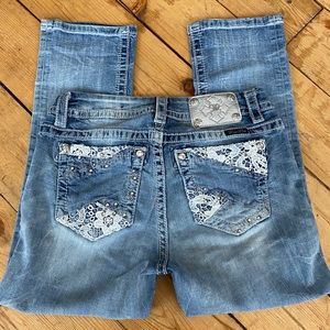 Miss Me Crop Straight Jeans